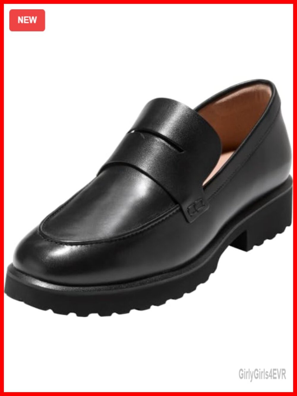 Penny Loafer Leather Moc Stitch Arch Support Business Casual
